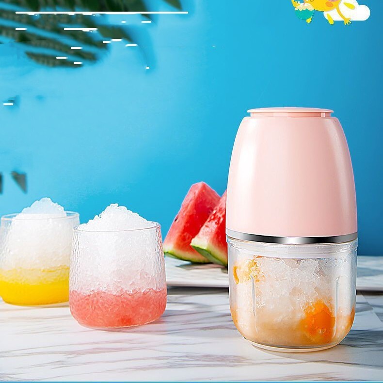 Electric Ice Crusher Multipurpose ice Grinder Ice Crushing Machine – Pink