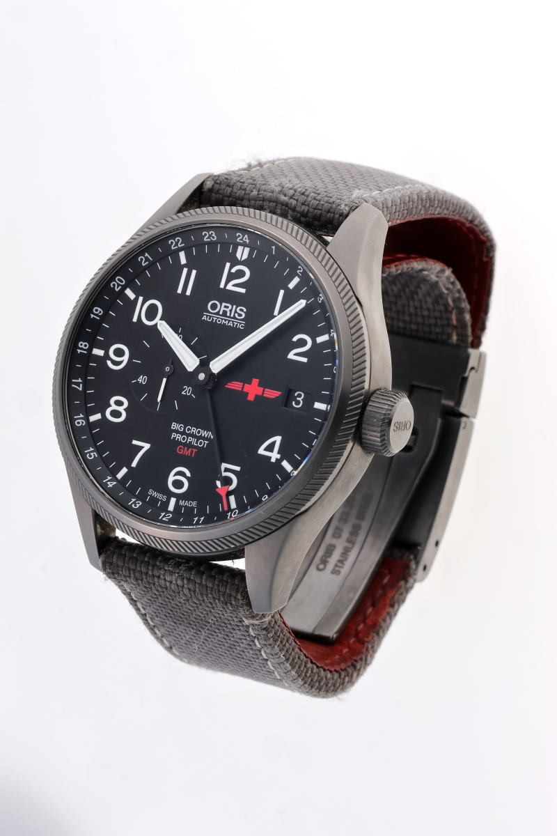 ORIS ProPilot GMT Rega Automatic 01 748 7710 4284-SET SS PVD Men’s Watch