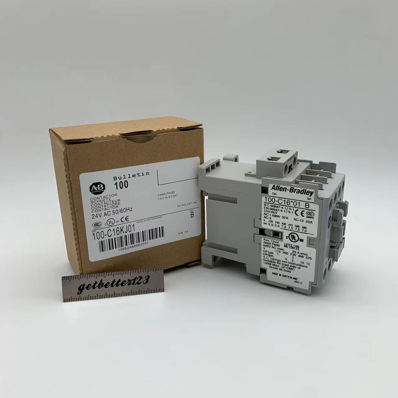 1pc Allen-Bradley 100-C16*01 100-C16KJ01 AC contactor 24VAC normally OFF