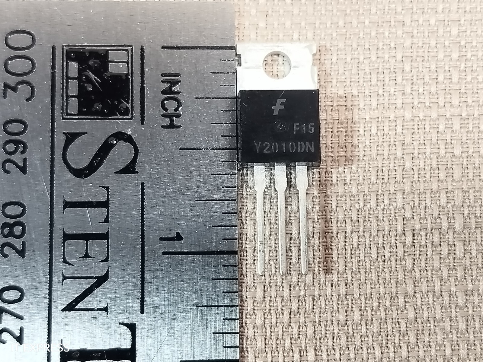 ON-SEMI 20A 100V Low Forward Voltage Schottky Rectifier MBRF20100CTG TO-220