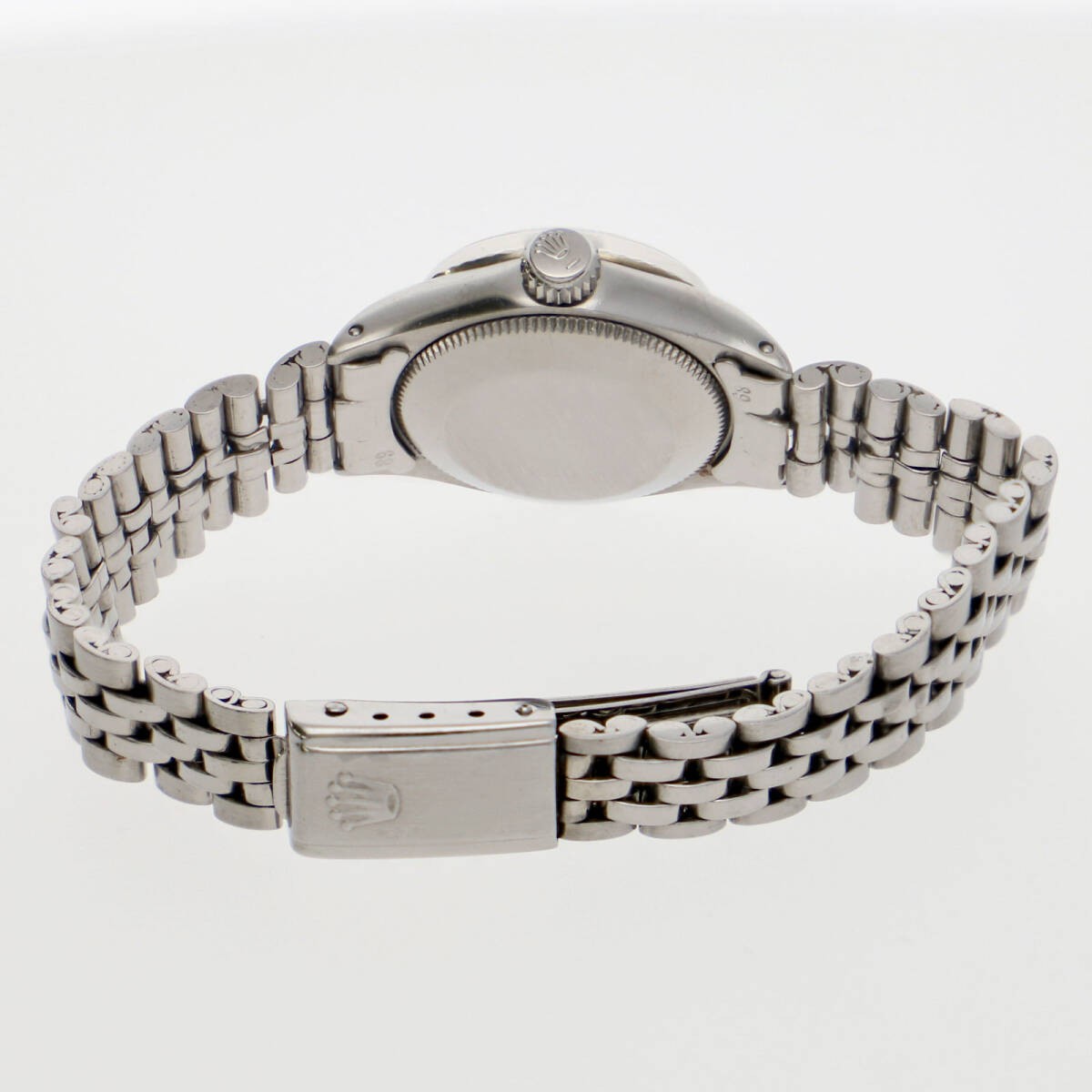 ROLEX Watch Oyster Perpetual Date 6517 Silver Dial WG/SS Automatic Women’s