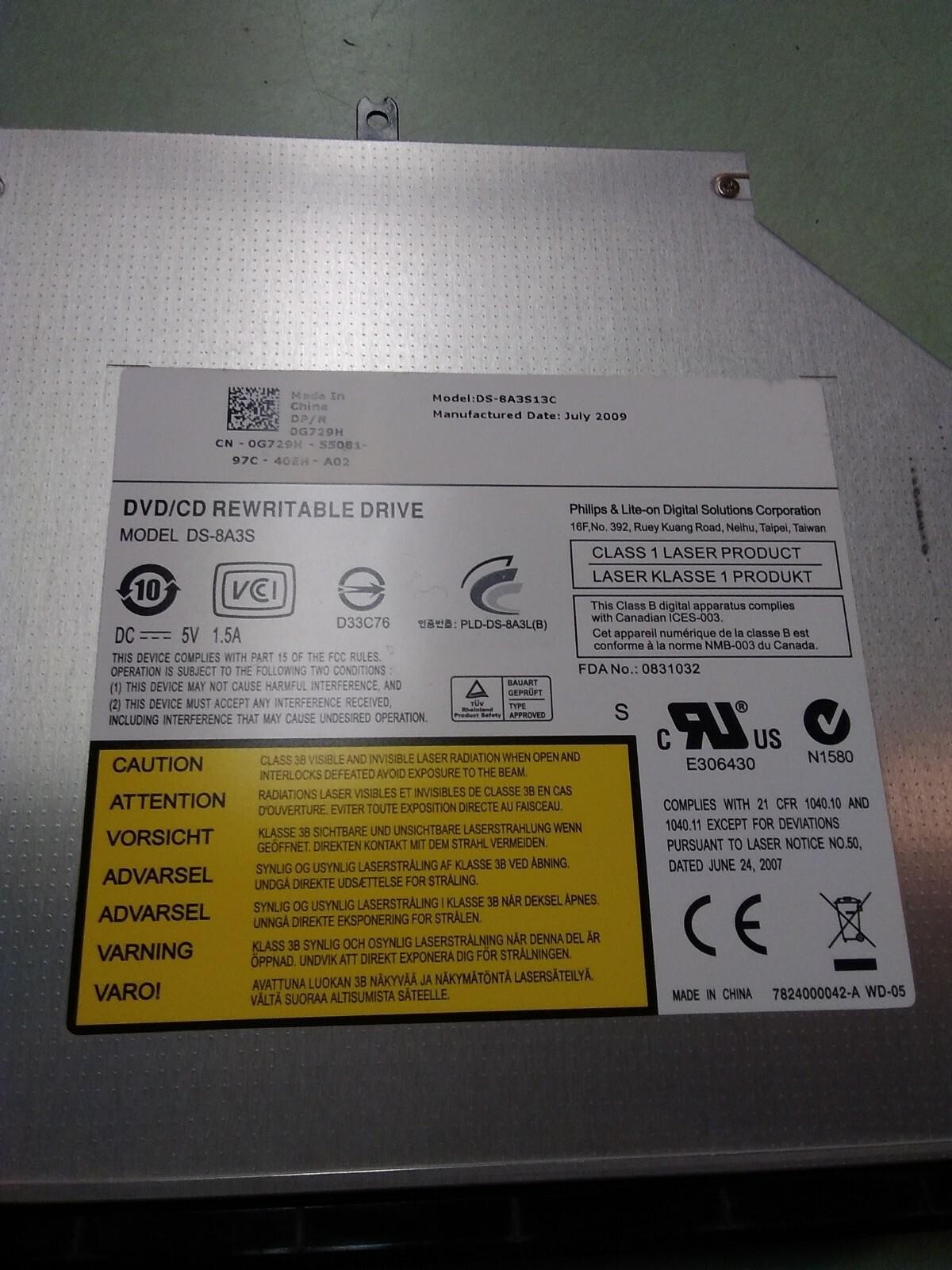 Philips DS-8A3S Internal DVD/CD Rewritable Drive