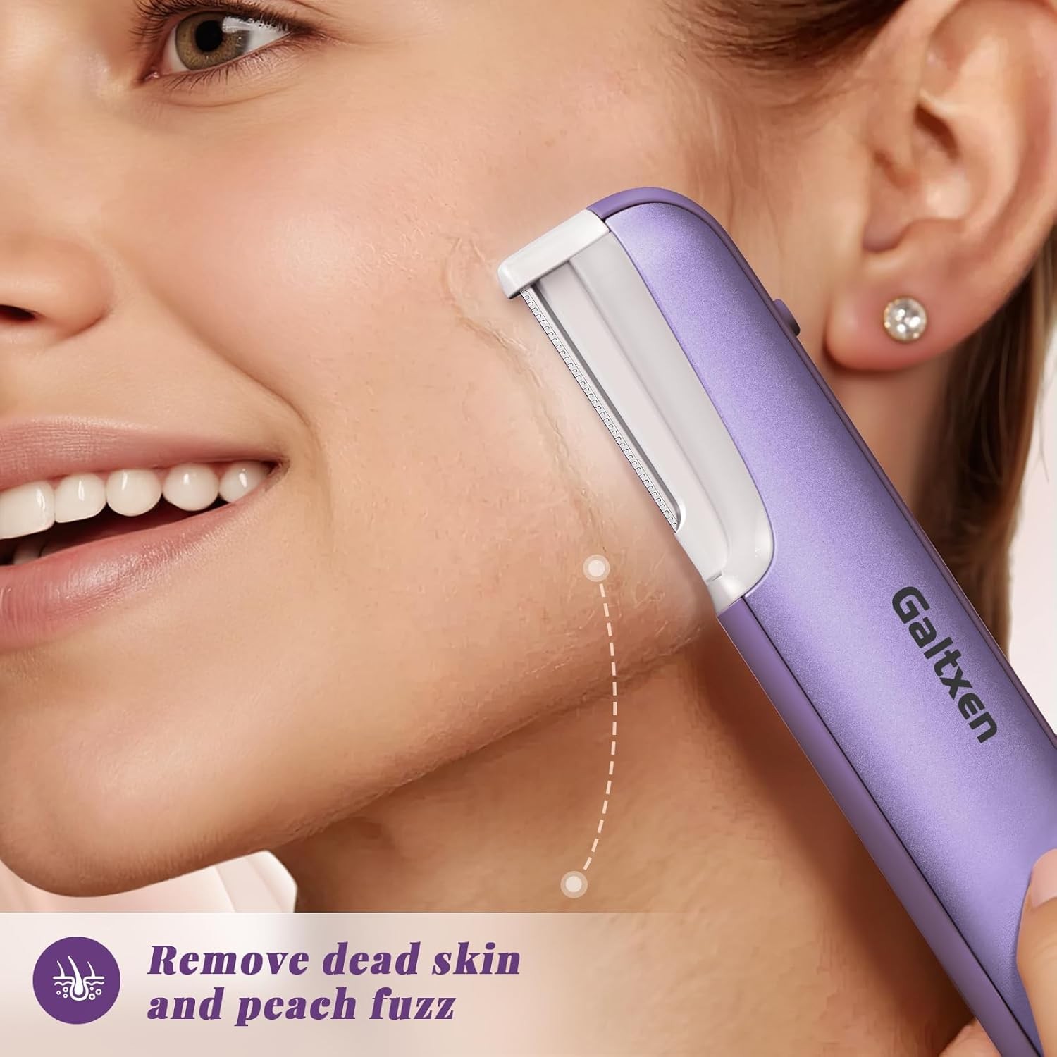 Dermaplaning Tool for Women – Facial Exfoliation & Peach Fuzz Hair Removal with
