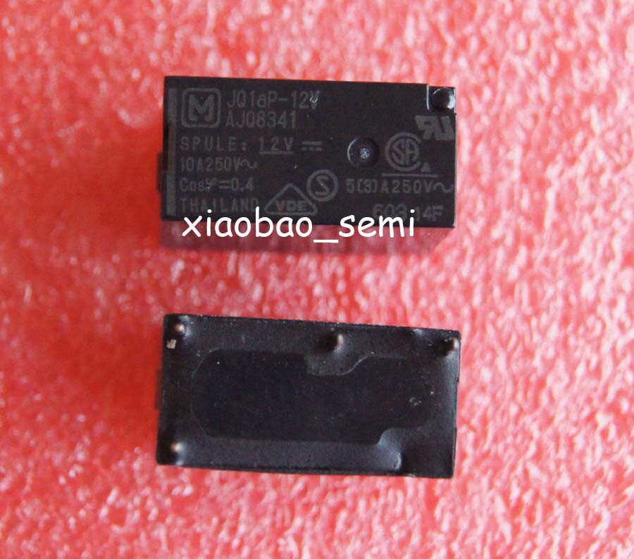 10PCS JQ1AP-12V 12VDC AJQ8341 10A ORIGINAL Panasonic Relay 4pins
