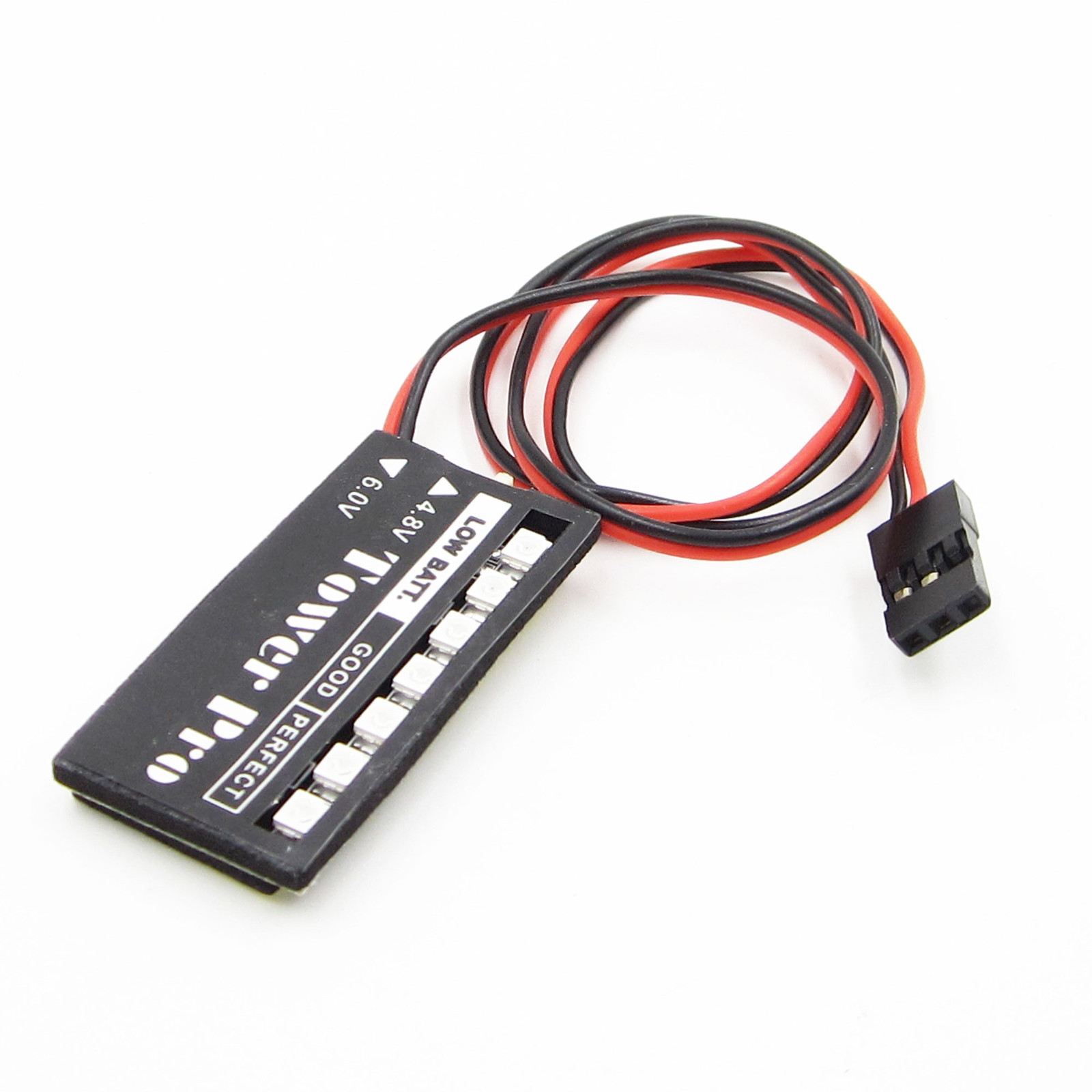1PCS RC Model 7 LED Receiver Battery Voltage Indicator Monitor Car 4.8/6v