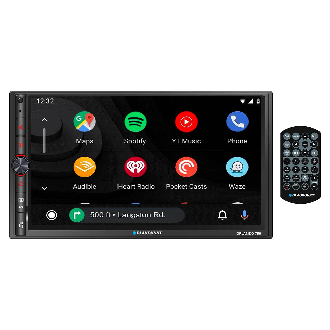 Blaupunkt 6.95″ Double DIN Mechless Receiver with Wireless Apple CarPlay / Andro