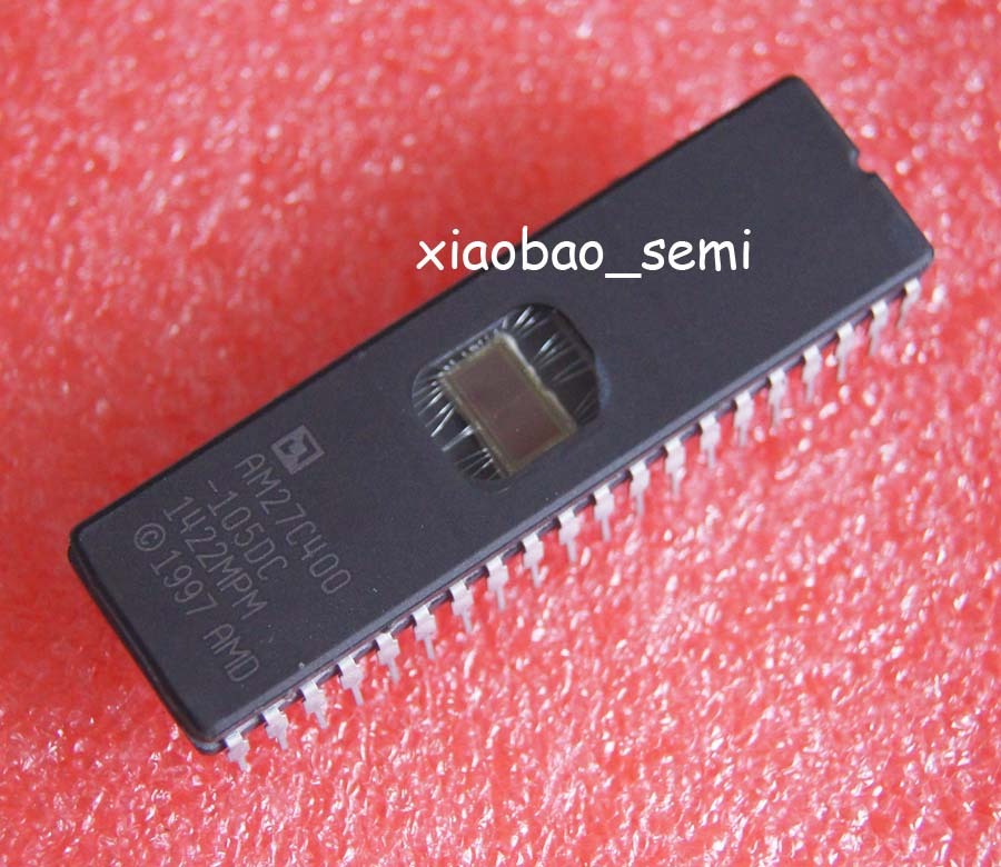 10pcs AM27C400-105DC 27C400 AMD UV EPROM DIP-40