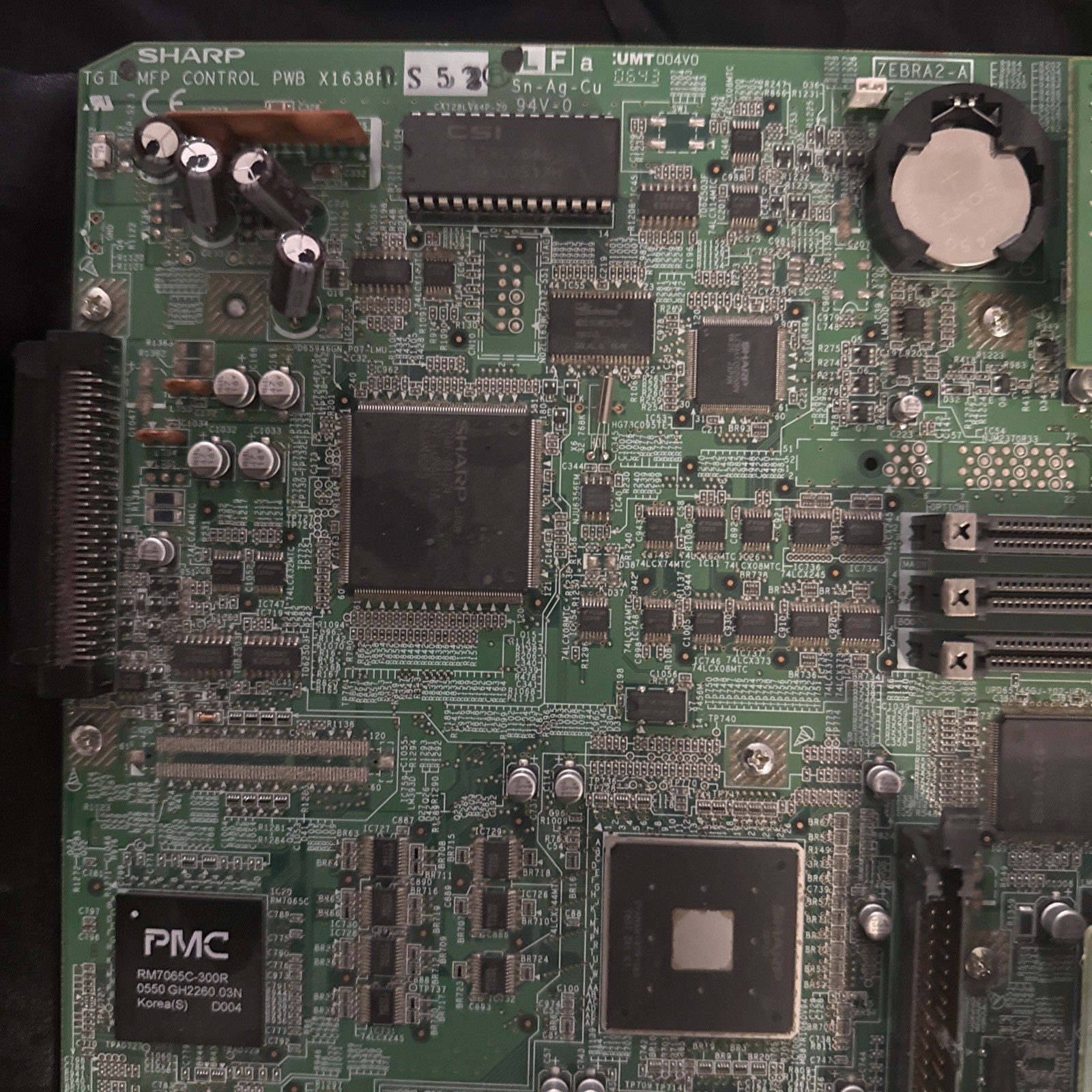Sharp Jupiter 2 MFP Control Board PWB 2 X1638FC