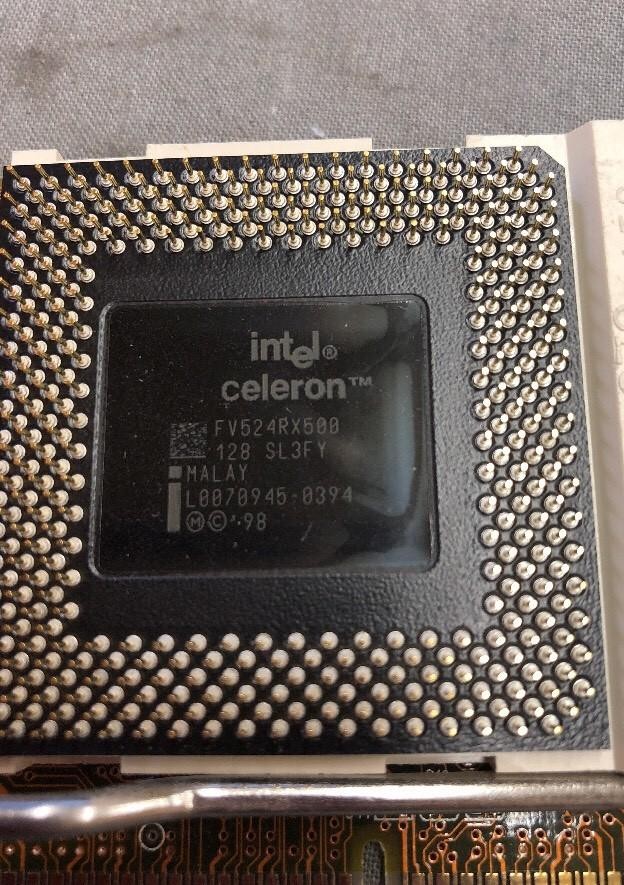 Intel AA370E Rev 1.0 Socket 370 CPU Board Module WITH CPU INTEL CELERON SL3FY