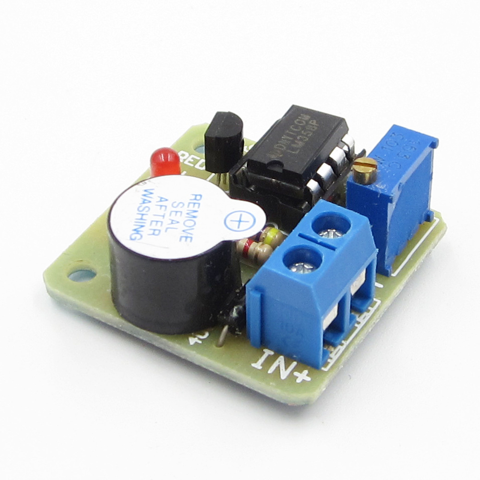 12V Accumulator Sound Alarm Light Buzzer Prevent Over Discharge Controller