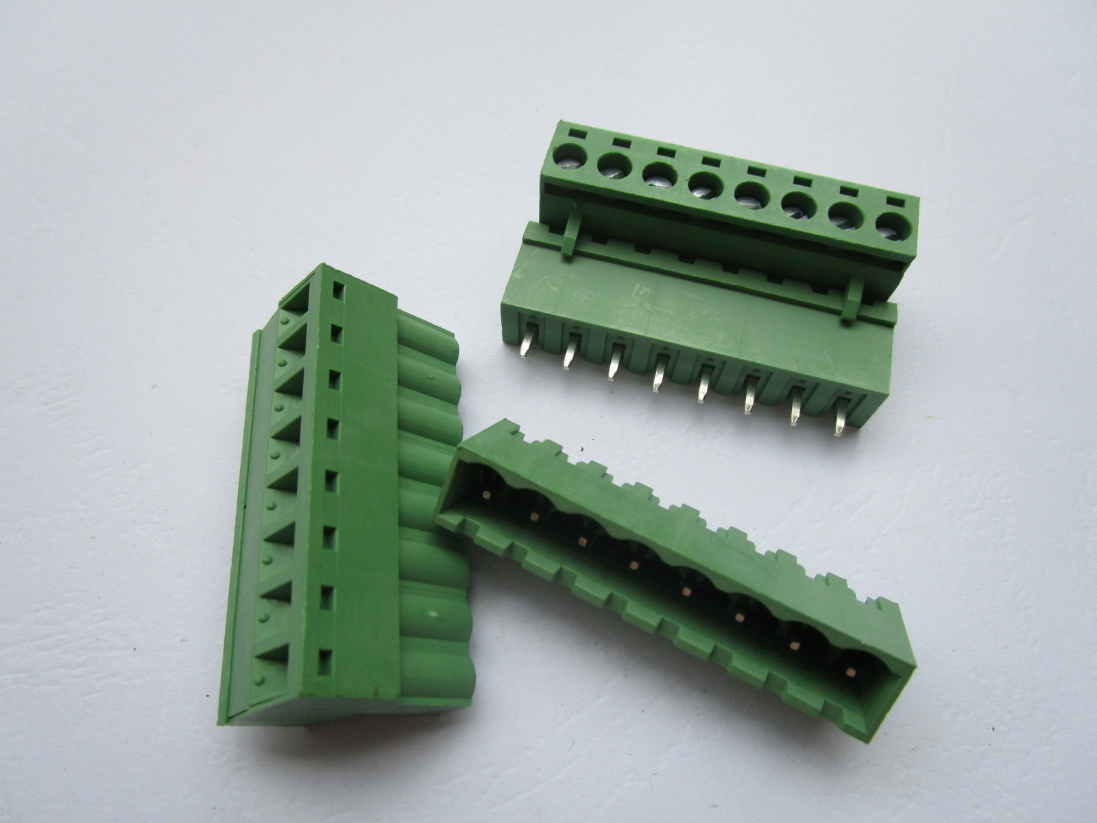 30 pcs Close Straight 8 pin 5.08mm Screw Terminal Block Connector Plugbale Type