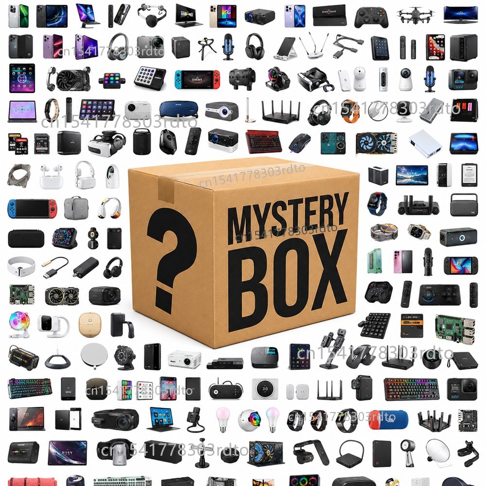 Share 2026 New Real Random Mystery Box Electronic Products Luck Bag Gift Electro