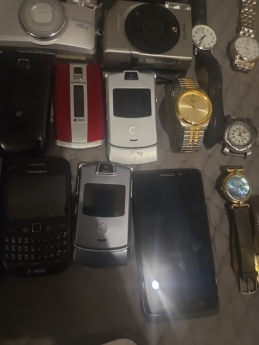 Lot of Electronics Watches Sony Canon Samsung Apple Fitbit Etc