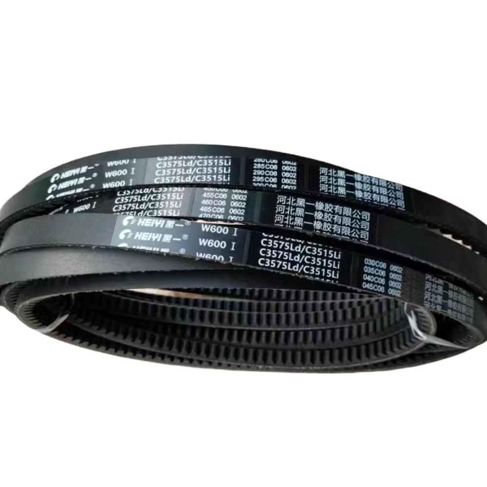 1PC NEW FIT FOR Triangle belt W600 Ⅰ black one tooth C3575Ld-3 harvester belts