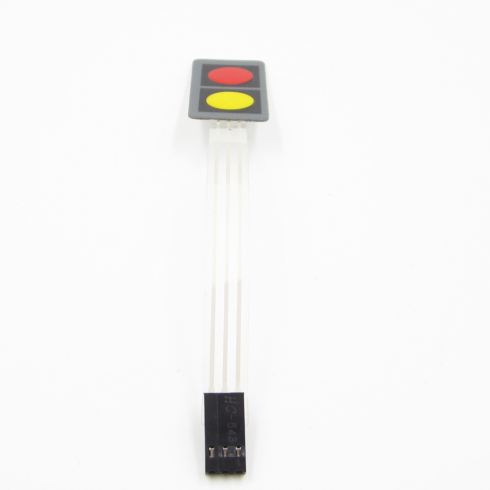 12V 1×2 2 Key Matrix Membrane Switch Keypad Keyboard 40x20x0.8mm