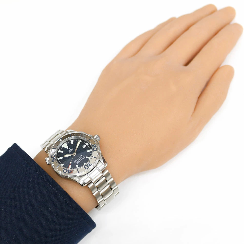 Omega Wristwatch Seamaster Professional Stainless Steel Quartz for Men’s