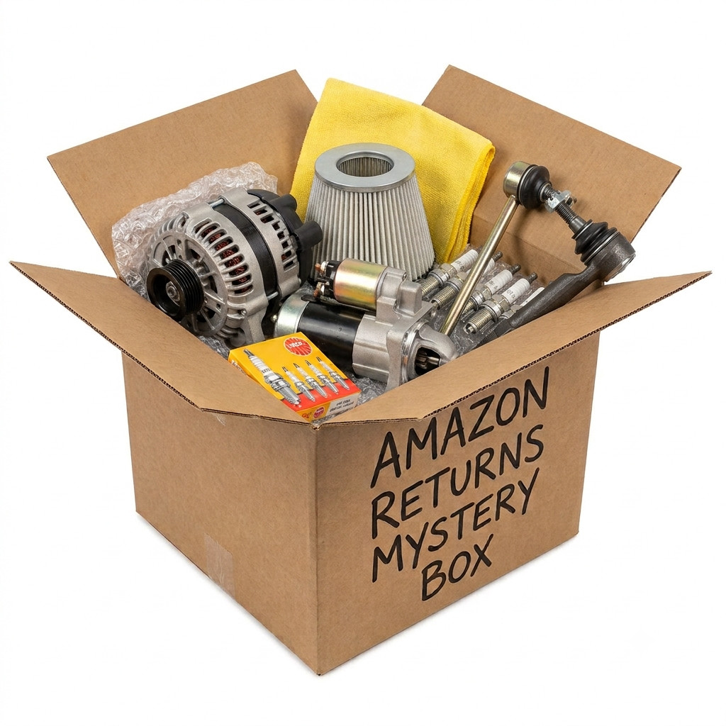 Amazon Returns Mystery Box Auto Parts & Accessories Reseller Liquidation Lot