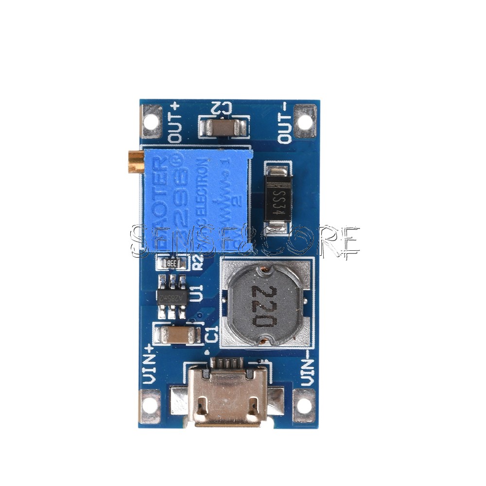 5PCS 2A booster board DC-DC step-up module 2/24V to 5/9/12 / 28V Replace XL6009