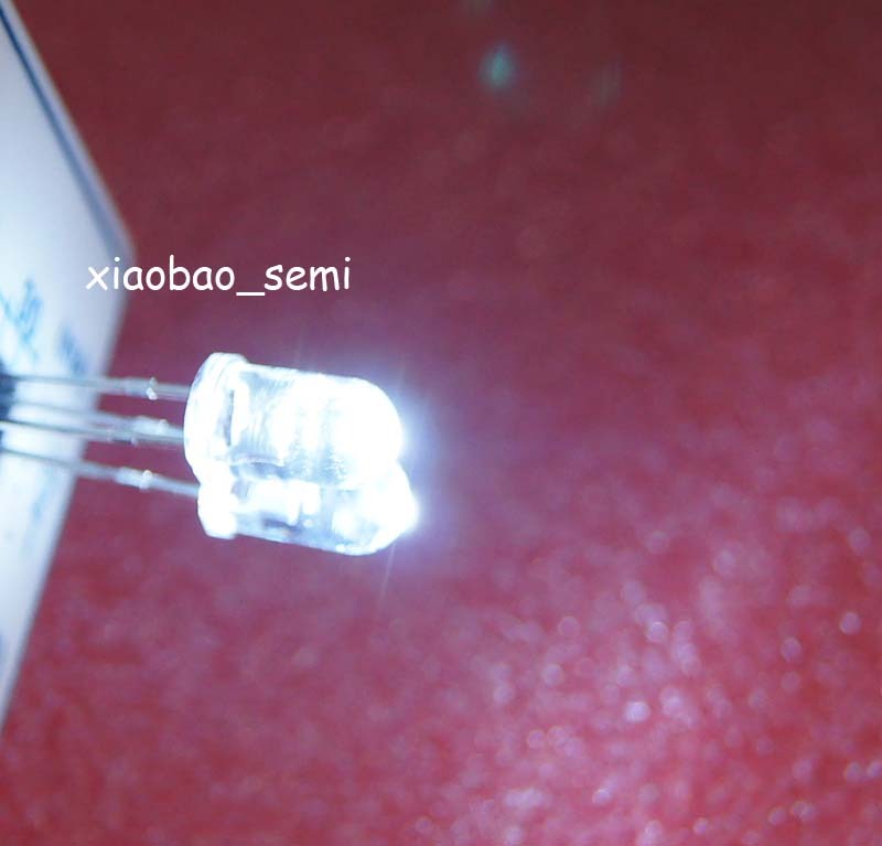 1000PCS White Superbright LED Light Water Clear 5mm Round