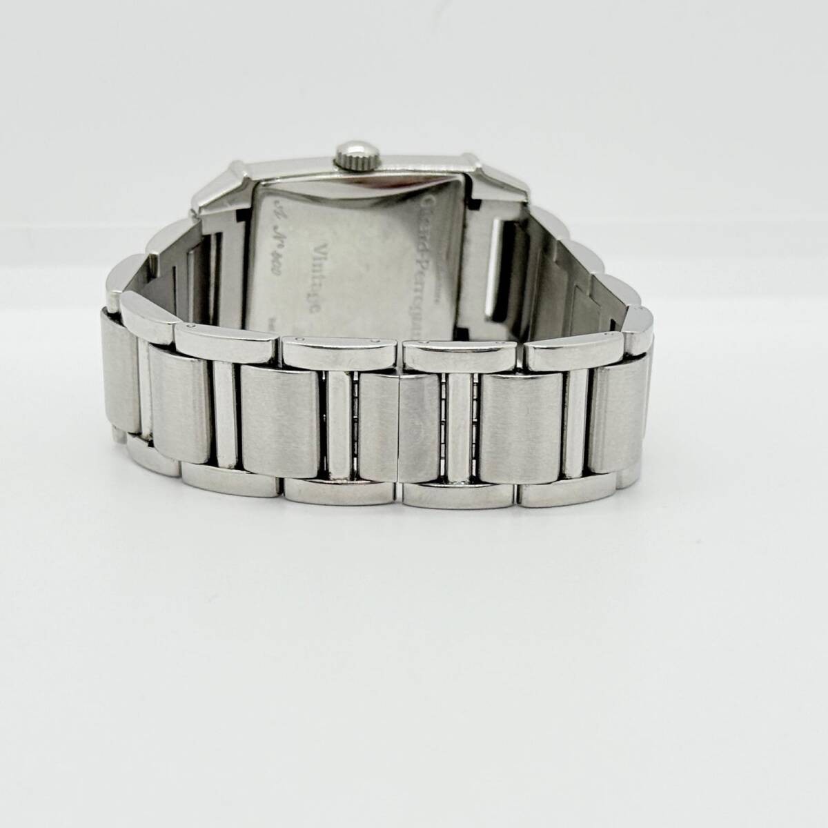 GIRARD-PERREGAUX Watch 2593 Navy Silver Automatic Women’s Rare Auth No Working