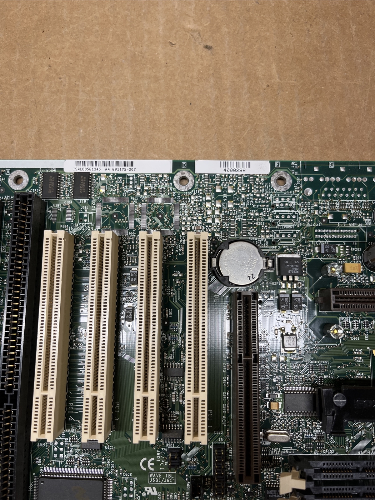 GATEWAY SYSTEM BOARD COMPUTER AA 691172-307 4000286 2 ISA slots 4 PCI 1 AGP