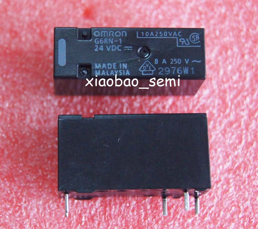 10PCS G6RN-1-24VDC 24VDC ORIGINAL OMRON Relay 5pins