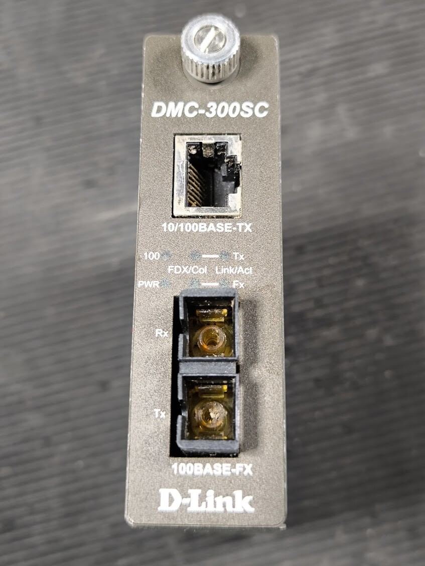 D-Link DMC-300SC Media Converter – Used, Working Condition