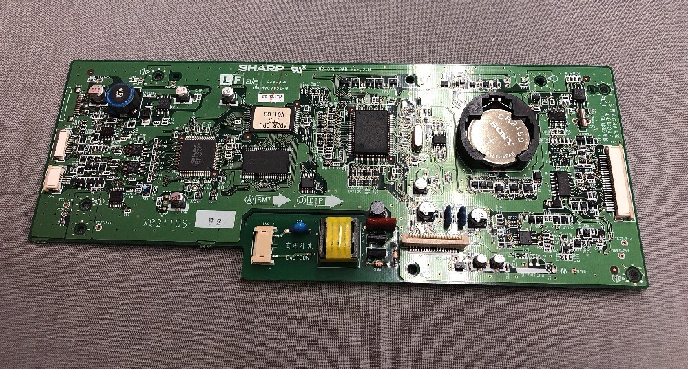 SHARP PRINTED CIRCUIT BOARD AN2-0PU VER 2.0 X0211QS-F2