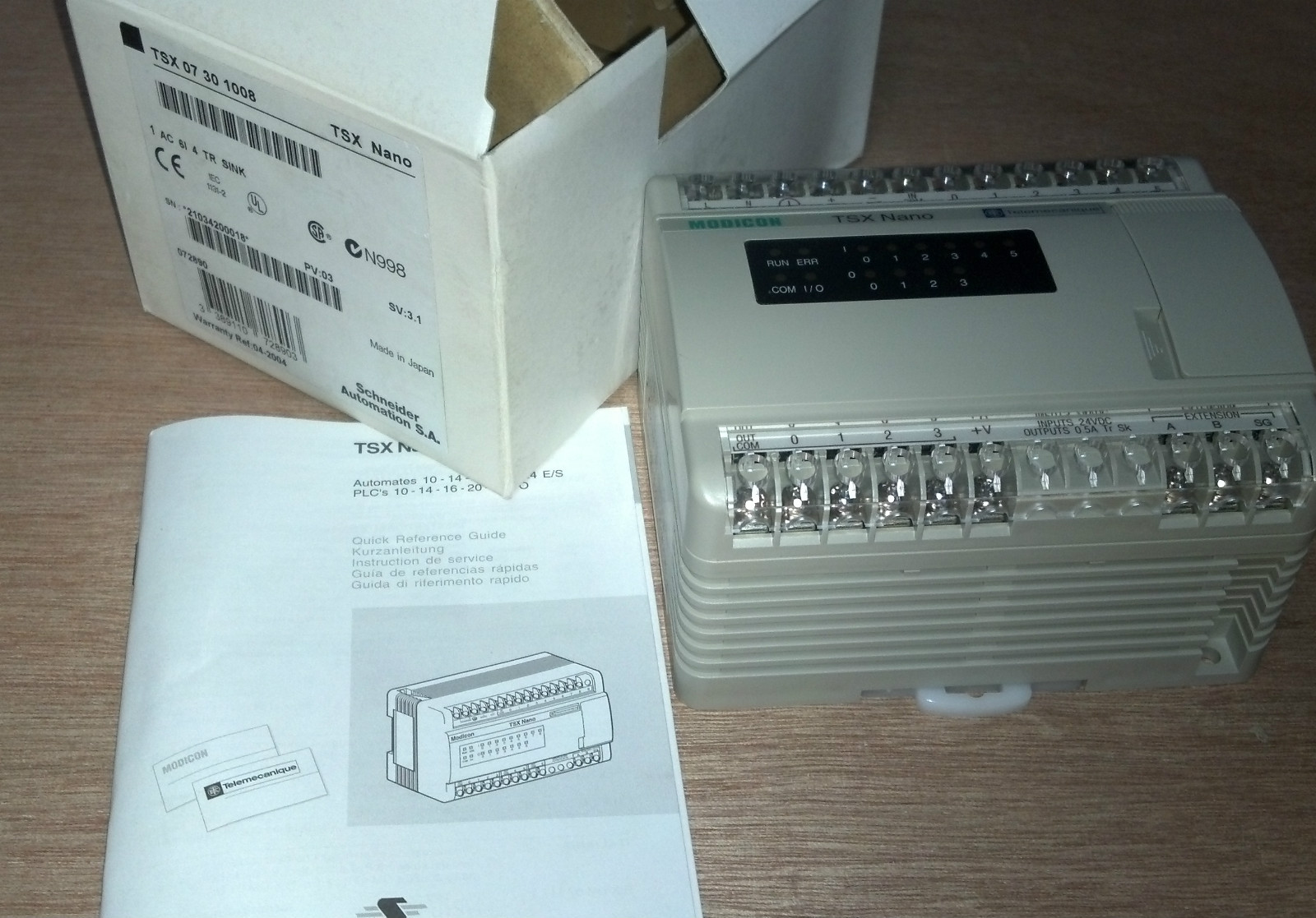TSX07301008 Schneider Automation S.A TSX-07-30-1008 / New in Original Packing