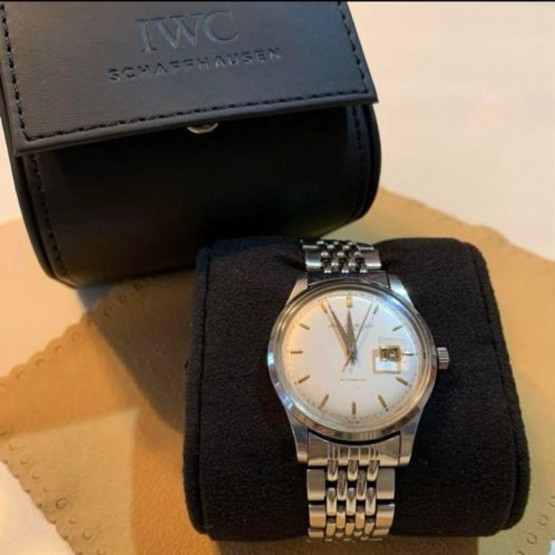 IWC wristwatch Schaffhausen with gold-colored original Genuine Jubilee Bracelet