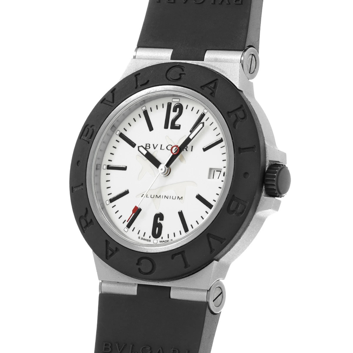 Bvlgari Aluminum Steve Aoki Limited BB40AT White Men’s Watch Warranty Box Auth