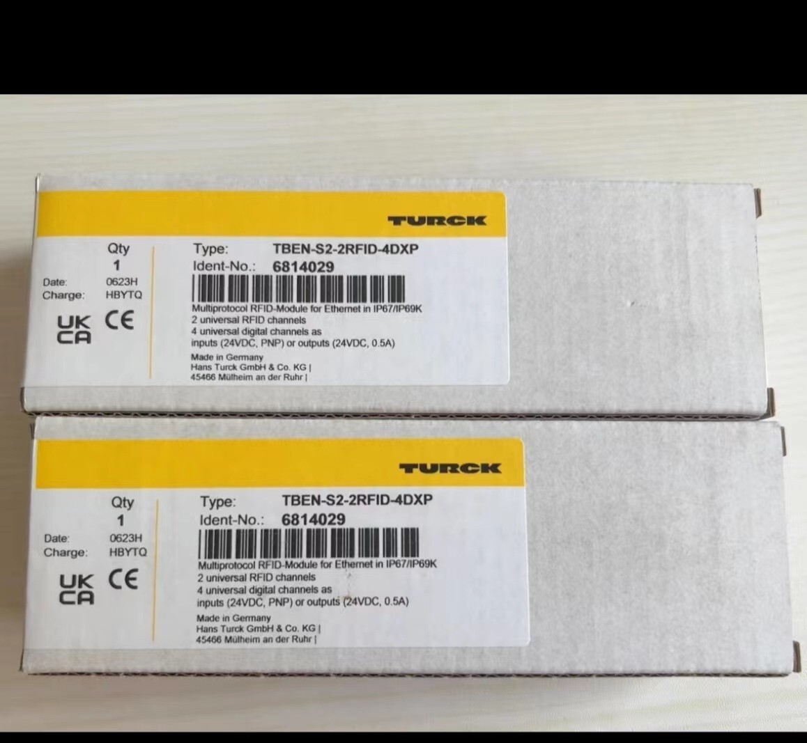 1 PCS TURCK TBEN-S2-2RFID-4DXP MULTIPROTOCOL RFID-MOD ALL NEW IN BOX