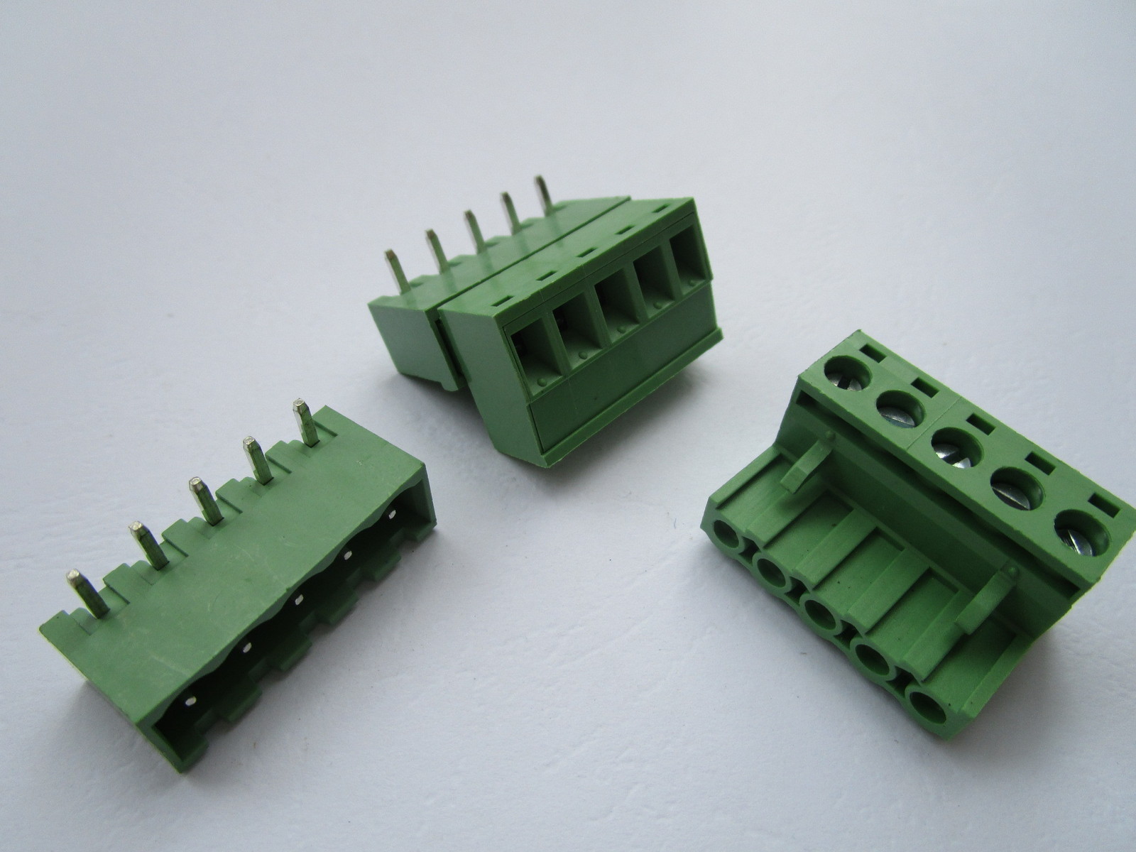 30 pcs Close Angle 5pin 5.08mm Screw Terminal Block Connector Pluggbale Type New