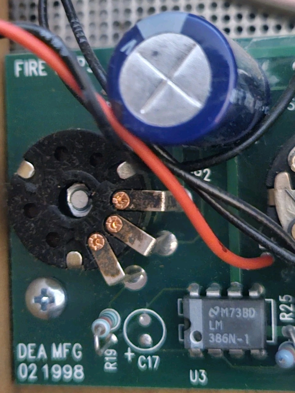 Delta Electronics America Pat Pending Fire Pops Crackling Sound Prototype OOAK
