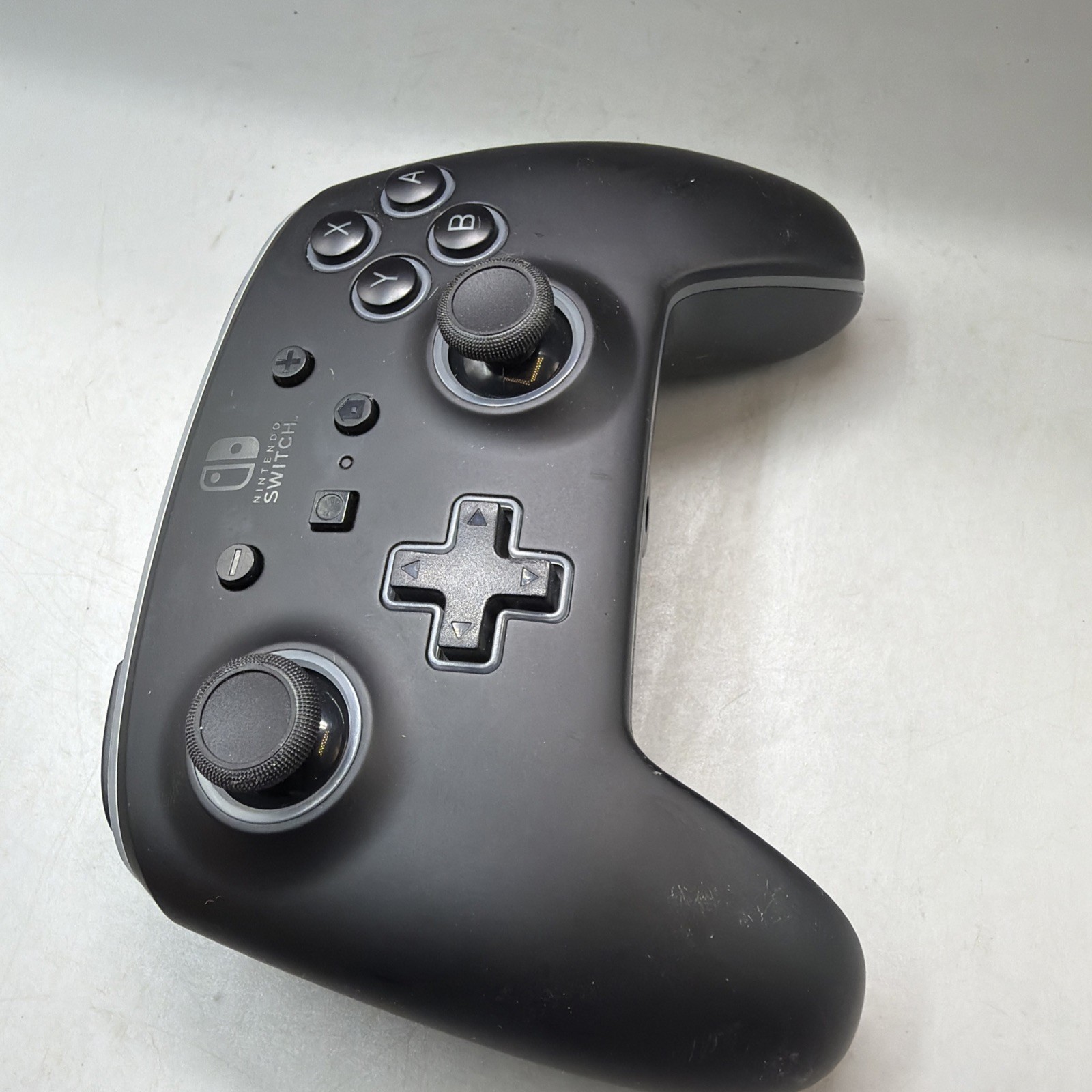 PowerA Wired Controller for Nintendo Switch – Matte Black – USED NO CABLE