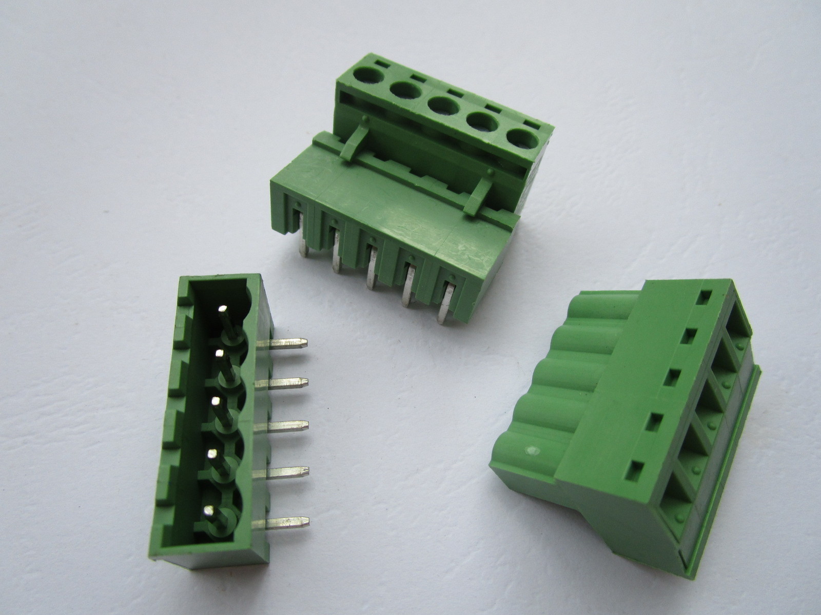 30 pcs Close Angle 5pin 5.08mm Screw Terminal Block Connector Pluggbale Type New