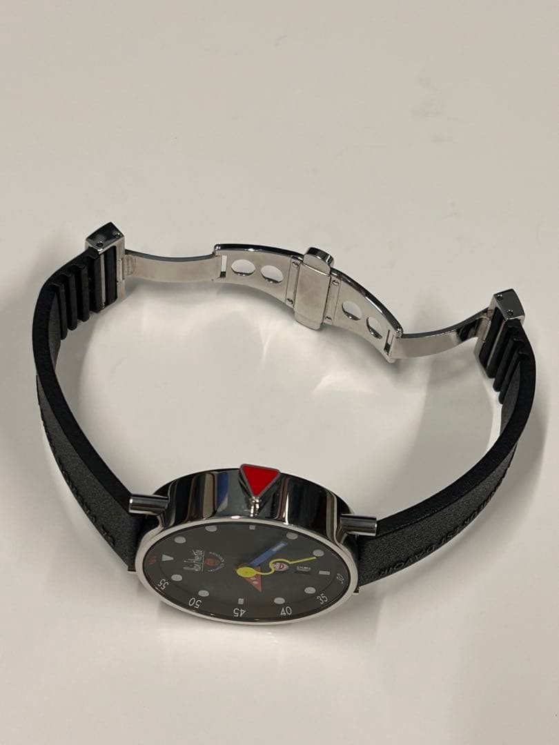 Alain Silberstein Rondo Smileday Automatic Men Watch Limited 500 Black Face 40mm