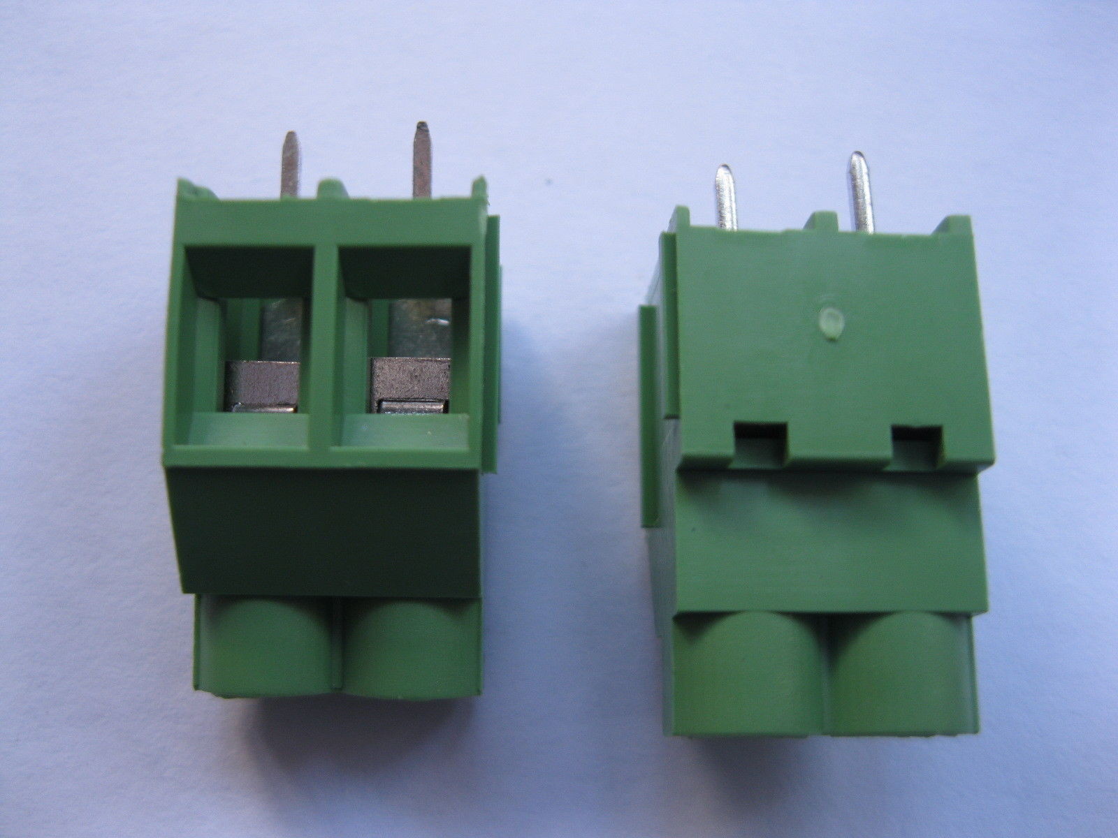 12 pcs Green 2way/pin 6.35mm Screw Terminal Block Connector Wire Cage Type DC635