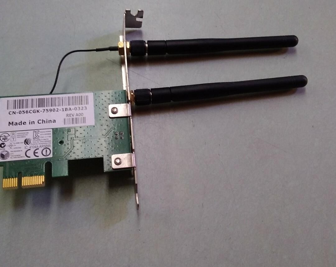 Dell WPET 123GN A V02 PCIe 19K A08 2101R WLAN Mini Card P/N: 056CGK