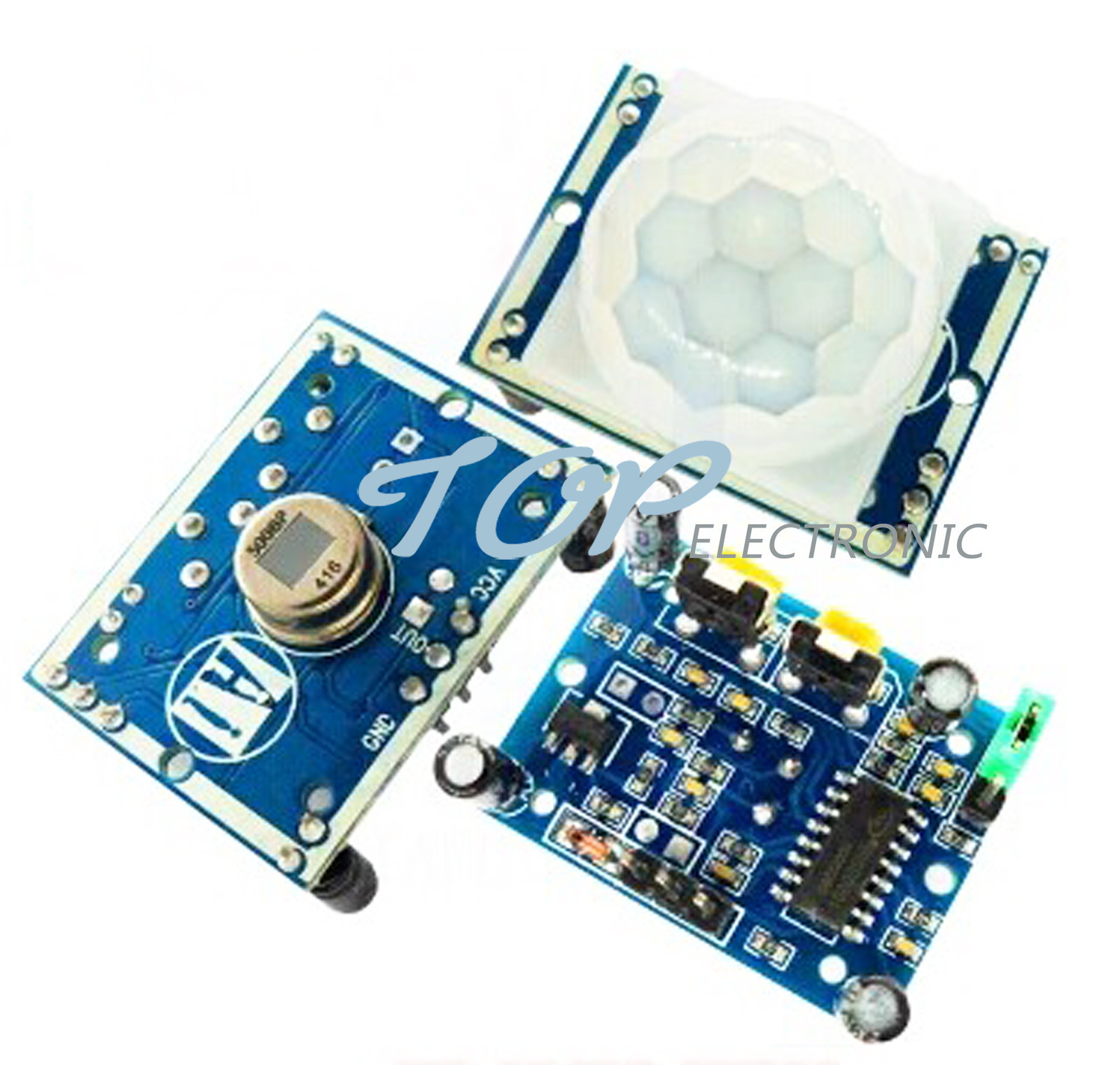 5PCS IR Pyroelectric Infrared IR PIR Motion Sensor Detector Module HC-SR501