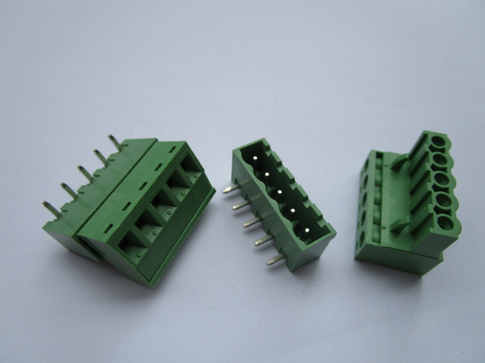 20 pcs 5.08mm Close Angle 5pin Screw Terminal Block Connector Pluggable Type New