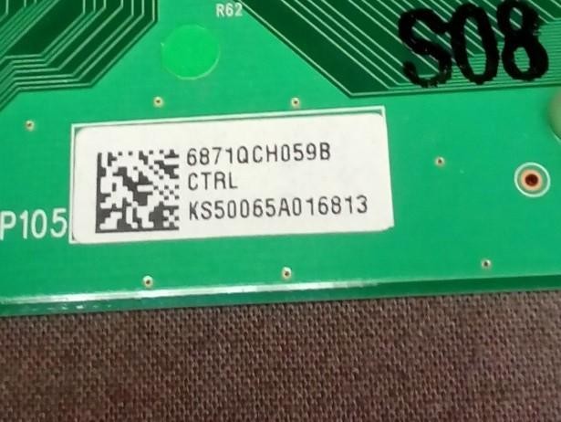 LG 0505A 6871QCH059B Logic Board