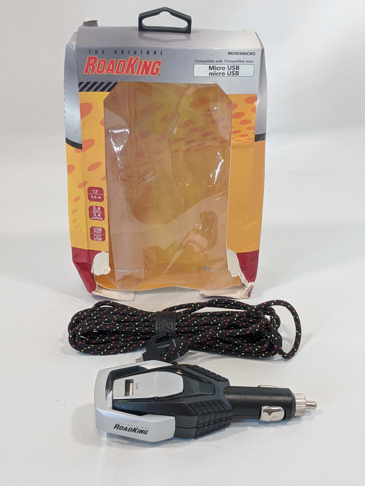 i10-Touch Compatible Android IOS Earbuds, RoadKing Lighter Charger, TomTom GPS +