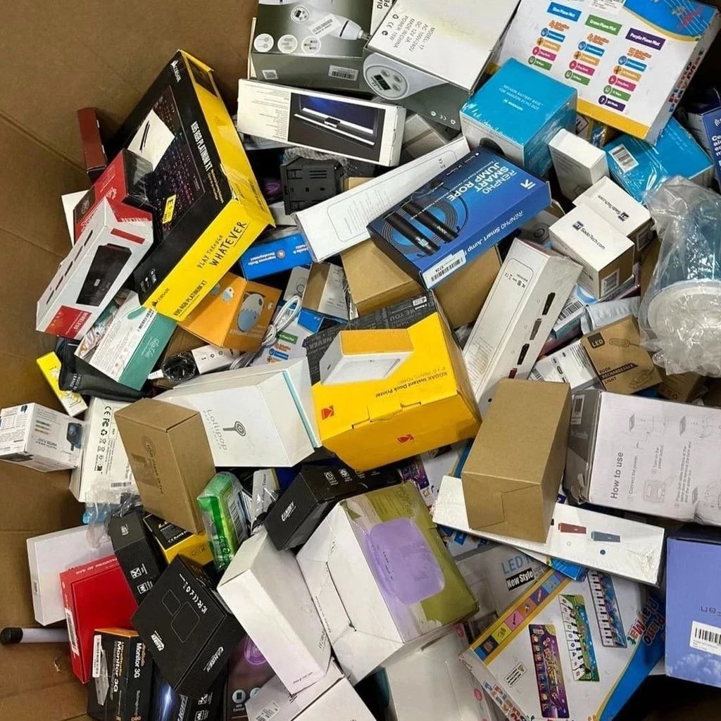 Amazon return Mystery Box Electronics buy one get one free