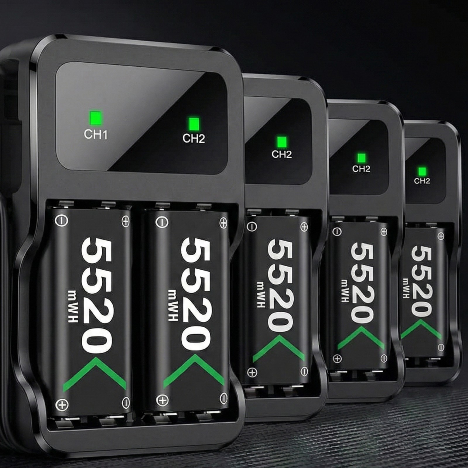 Bulk Lot (50 Units) – 2X5520 Rechargeable Controller Battery Packs for Xbox One