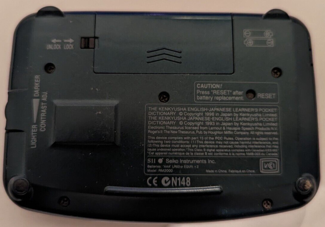 Motorola Blur Bravo,MB520,LG UX3300,Lingo Translator, Seiko Pocket Dictionary