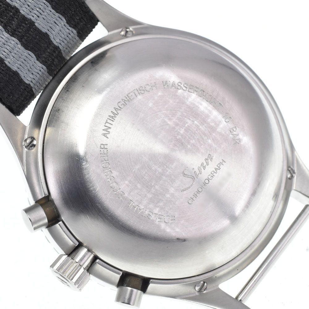 SINN Watch 156.B Military Chronograph Black Automatic Men’s with Box, Warranty