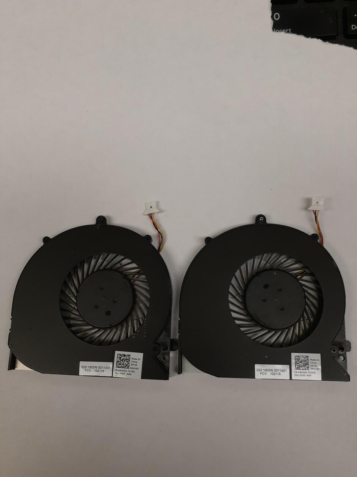 LOT OF 2 Dell Latitude 3470 3570 CPU Cooling Fan M4J5V 0M4J5V DFS541105FC0T