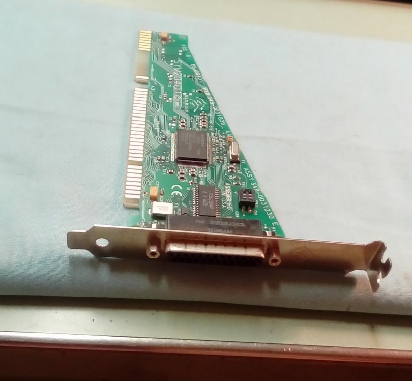 Symbios Logic SYM20401 ISA 16 Bit SCSI Controller 348-0031230 PCI Card