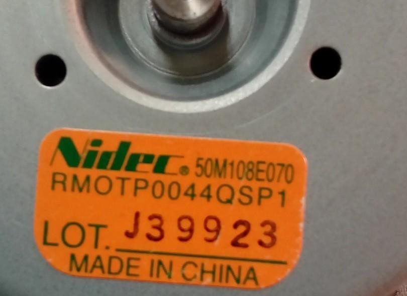 Sharp Nidec Printer Motor 50M108E070 RMOTP0044QSP1 14002698